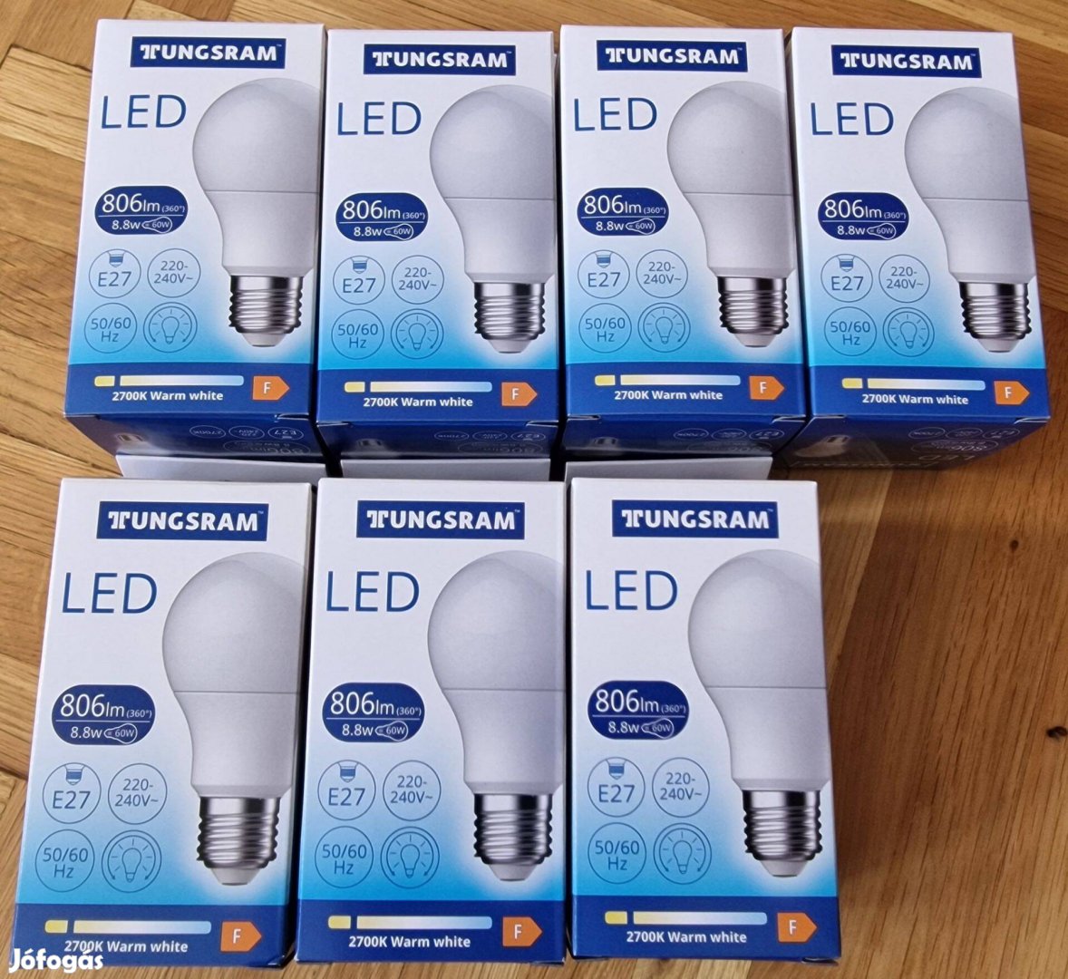 Tungsram LED égő izzó E27 9W 806lumen - új csomagolt