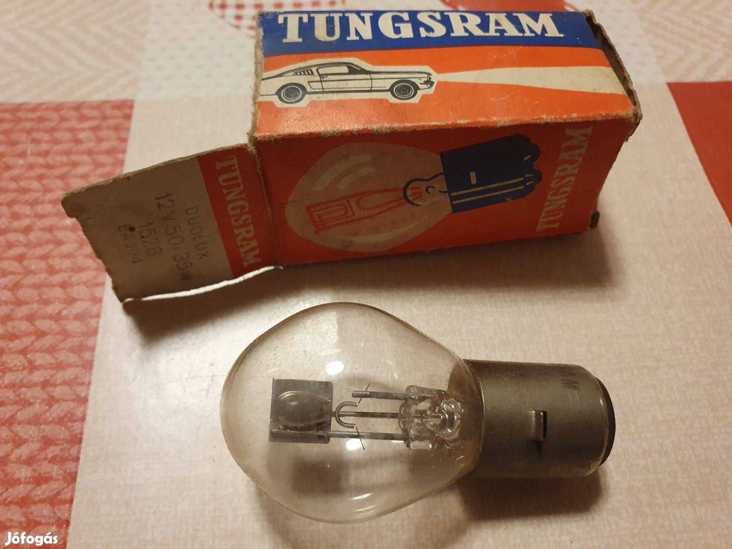 Tungsram duolux 1528 EA20d 12V 50/35W izzó