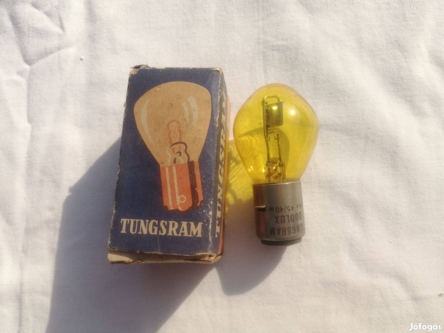 Tungsram duolux 24v 45/40w sárga