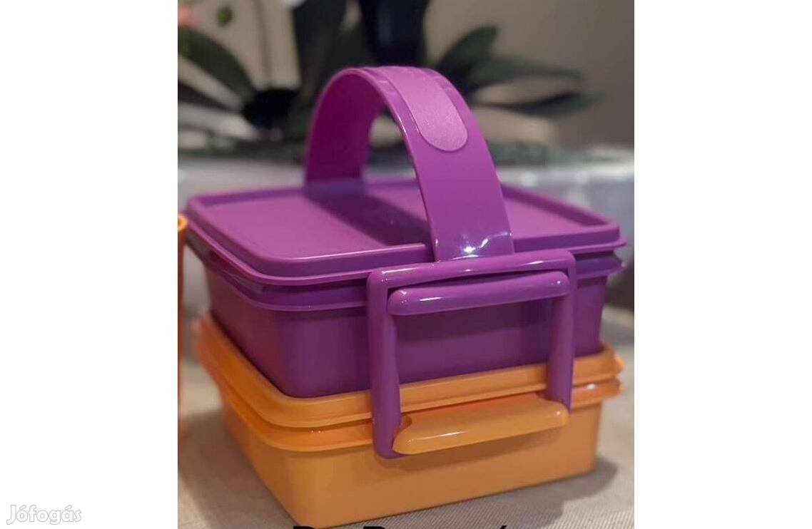 Tupperware 2db-os ételhordó Új, akciós