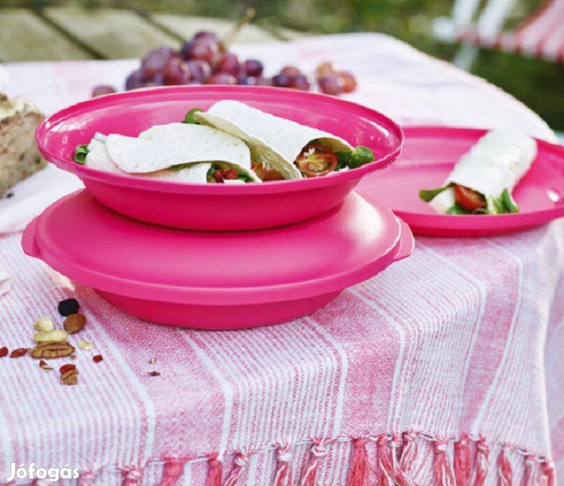 Tupperware Aloha Kettős Tányér pink (2db)