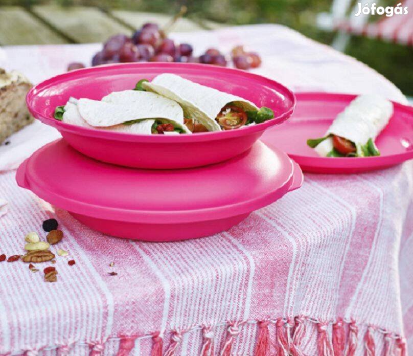 Tupperware Aloha Kettős Tányér pink (2db)