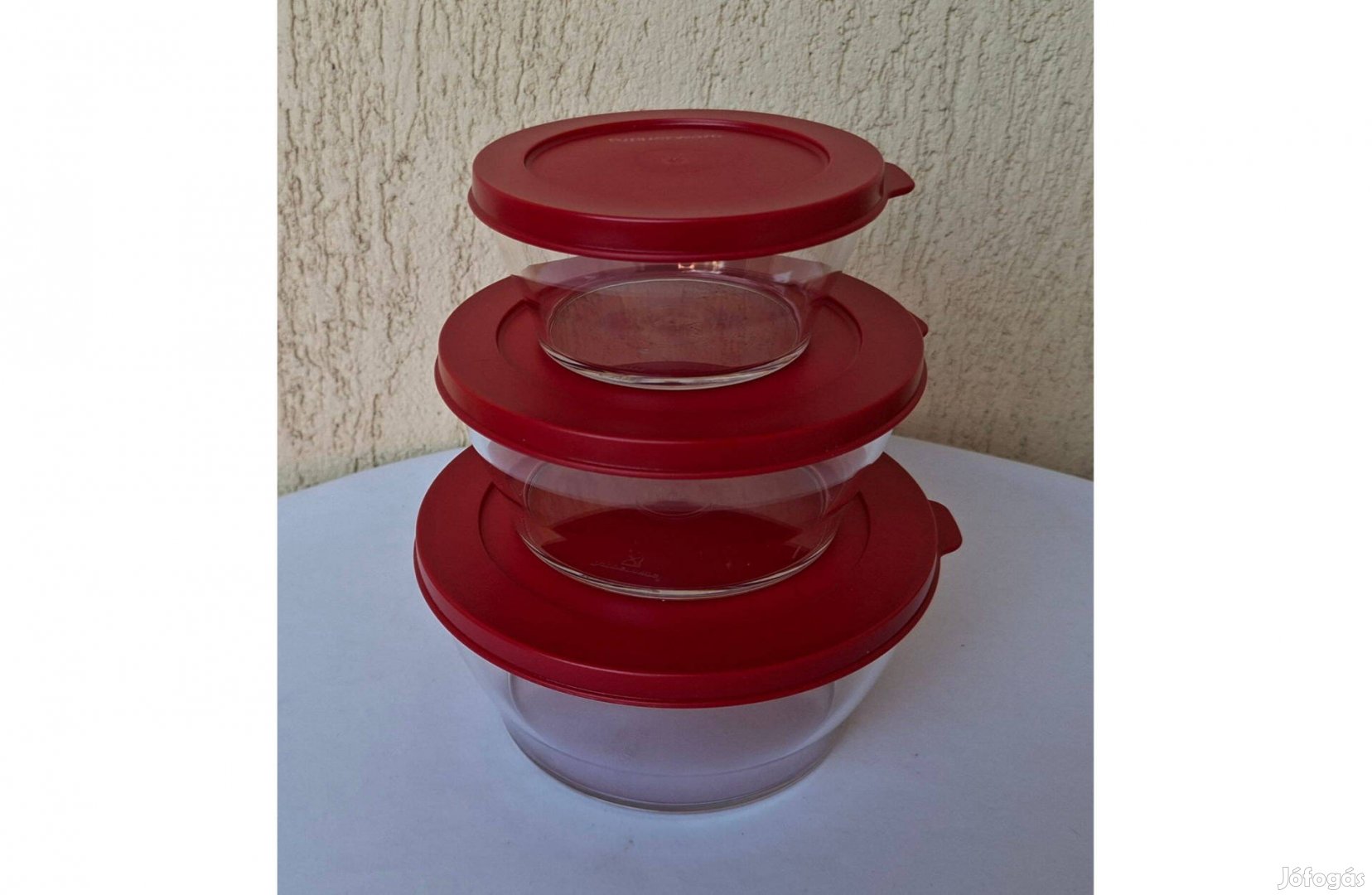 Tupperware Átlátszó Tál Szett