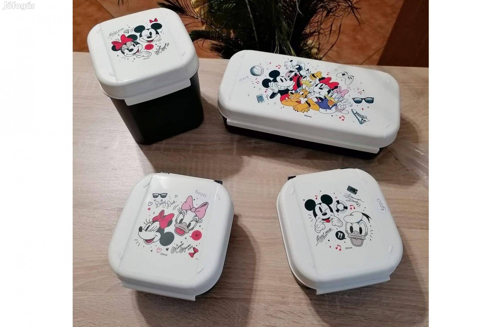 Tupperware Disney fiókbarát szett 4db Új, akciós