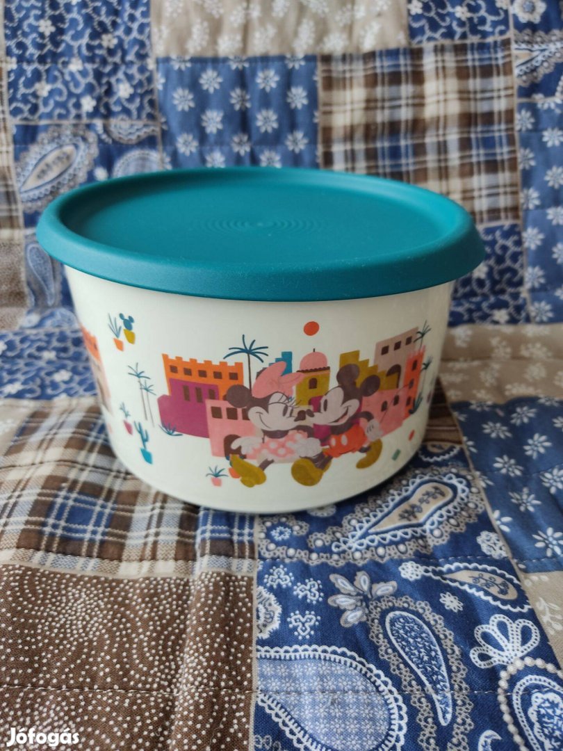 Tupperware Mickey egeres kerek tároló