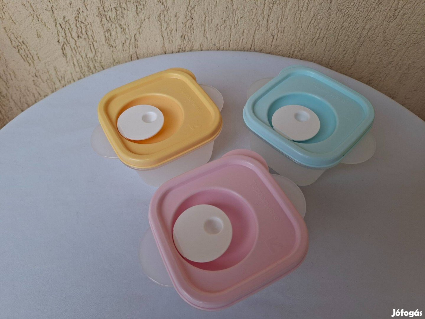 Tupperware Polytupper Mini Szögletes 3db 275 ml