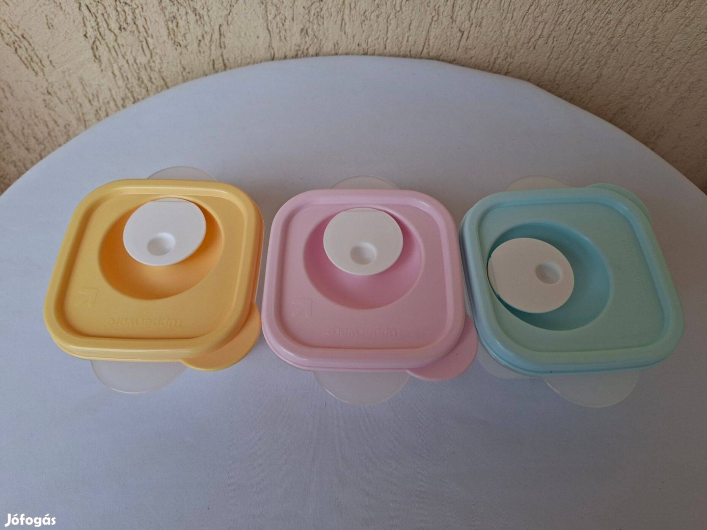 Tupperware Polytupper Mini Szögletes 3db 275 ml