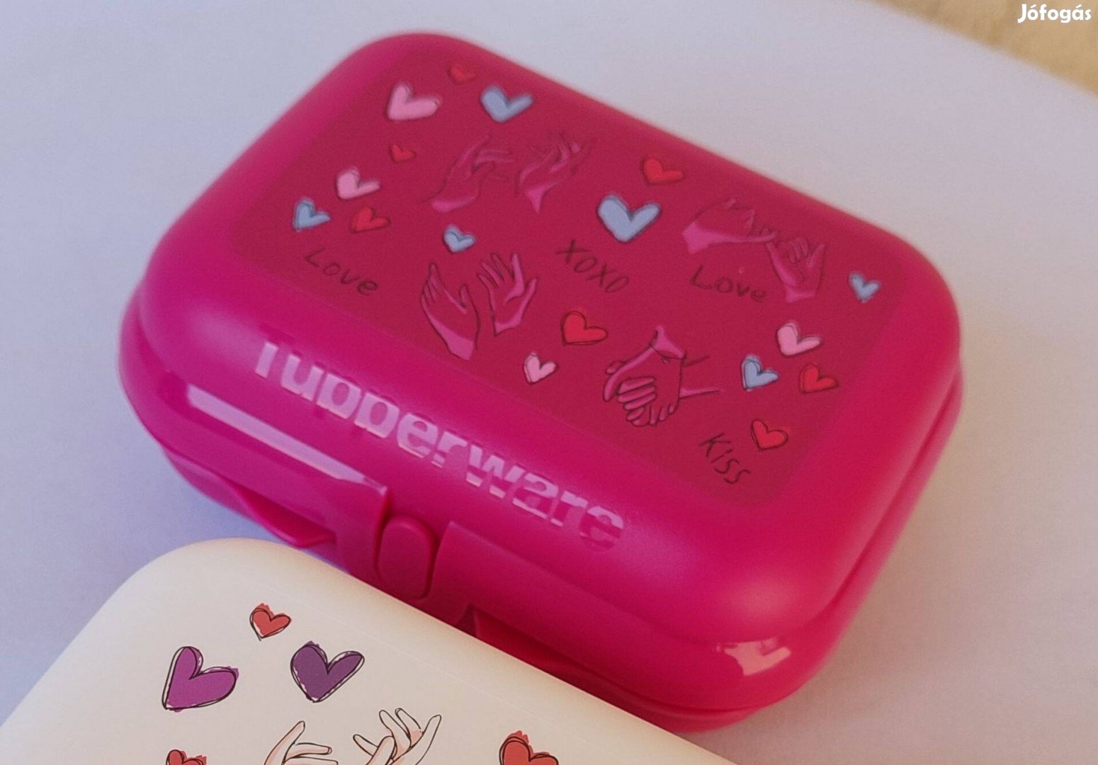 Tupperware Szívecskés Uzsidoboz