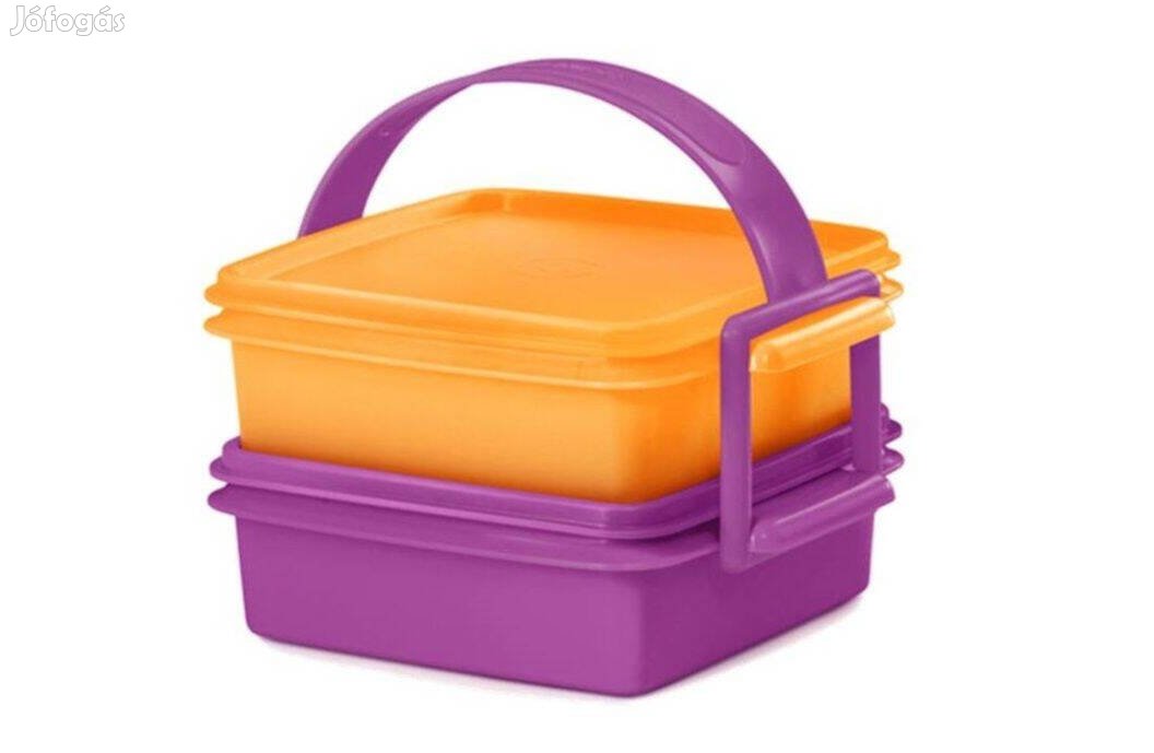 Tupperware Szögletes Ételhordó