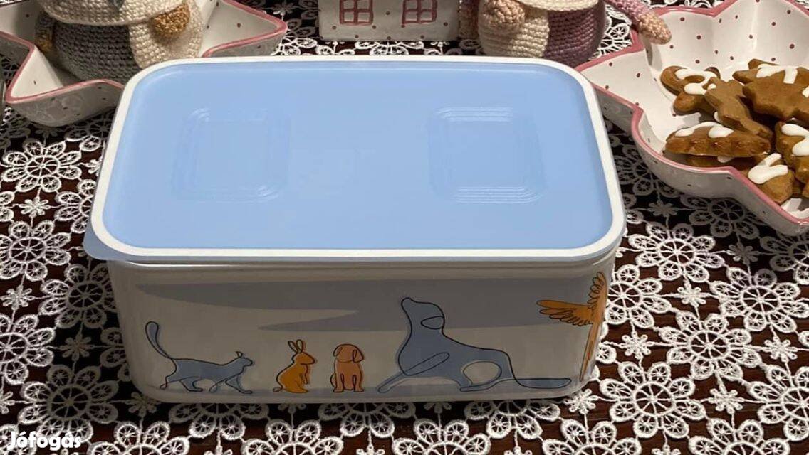 Tupperware állatos Mindennapi szögletes 2,9l Új, akciós