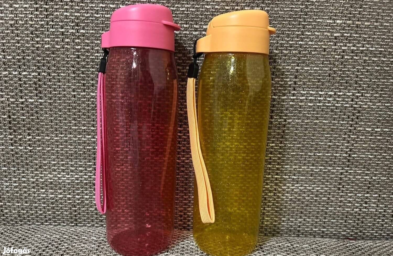 Tupperware csillogós Kristály Prémium palack 750 ml Új,