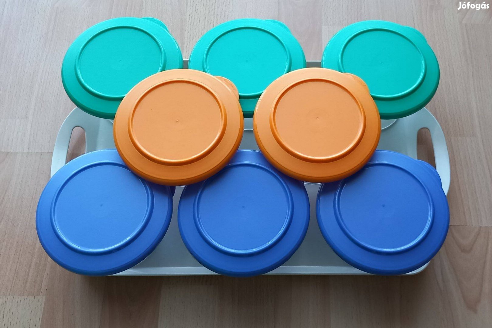 Tupperware desszert / fagylalt kehely szett, 16 db-os, lezárható tető