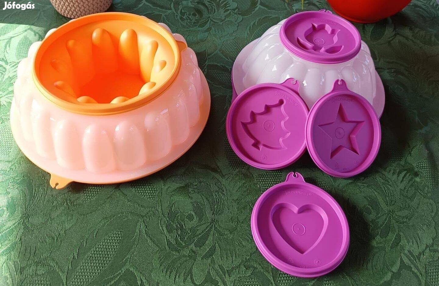 Tupperware desszertes gyűrű és fesztivál szett Új, akciós