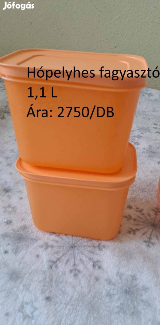 Tupperware hópelyhes fagyasztó doboz