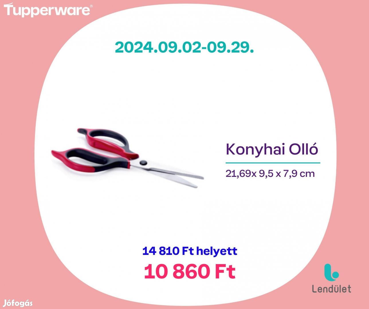 Tupperware konyhai olló