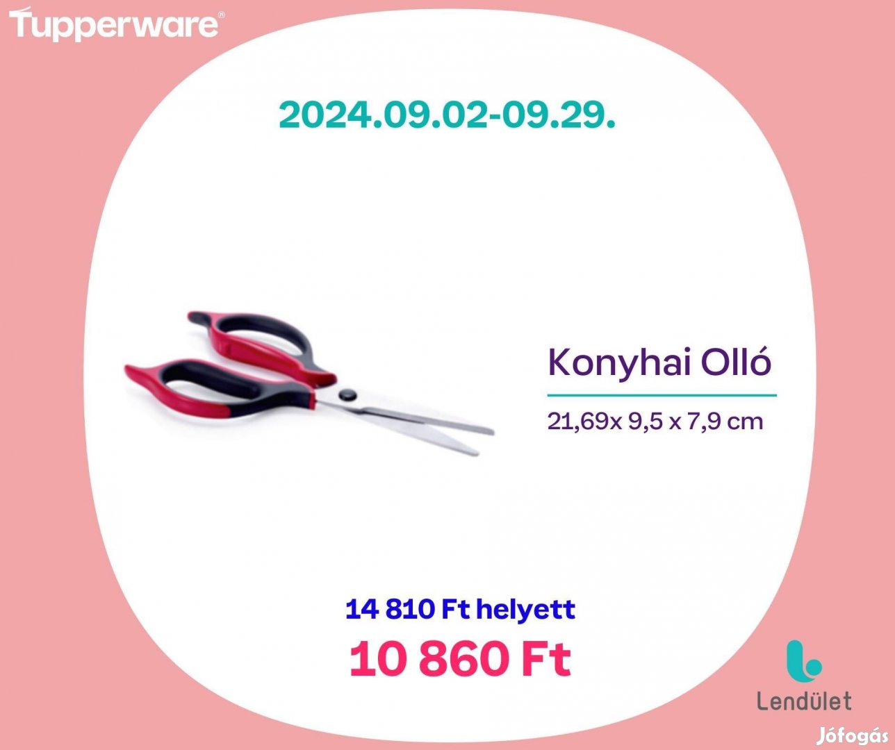 Tupperware konyhai olló