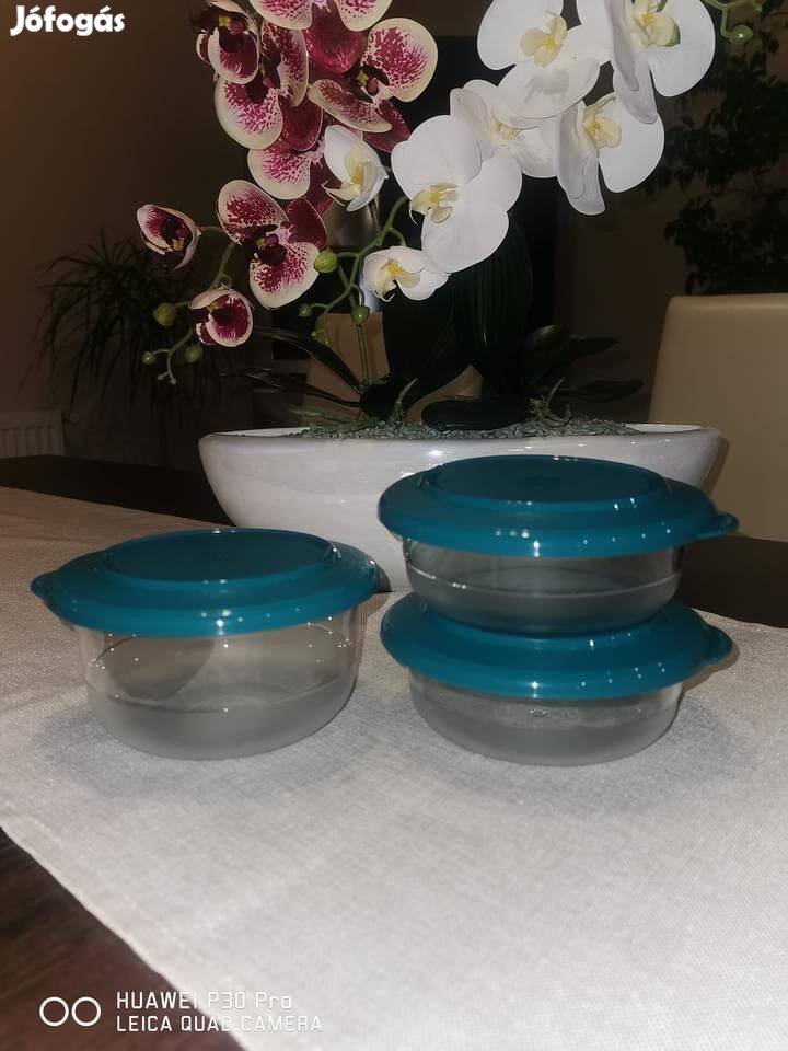 Tupperware kristály tál szett 3db Új, akciós