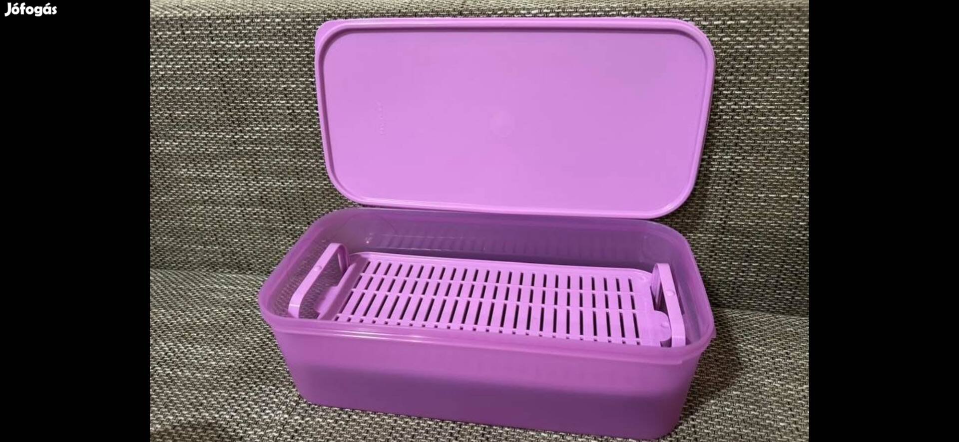 Tupperware lila Szupersztár ráccsal 6l Új
