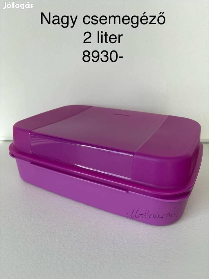 Tupperware lila nagy csemegéző Új, akciós