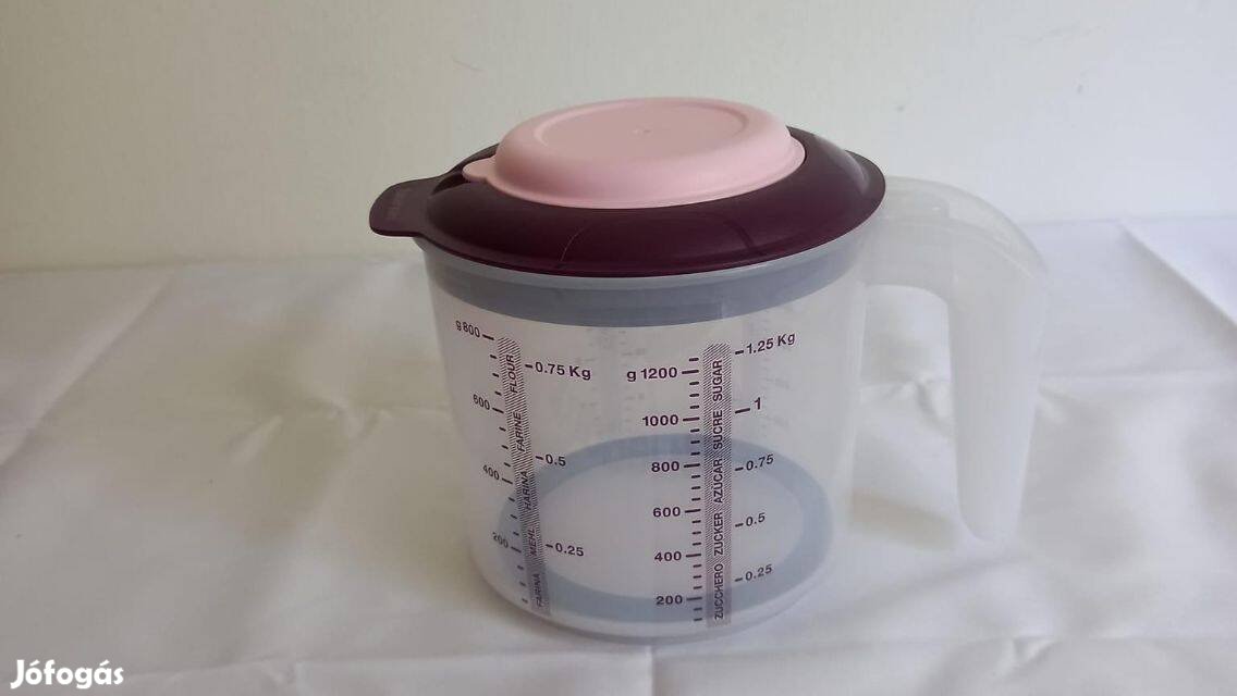 Tupperware mérő-mix kancsó pink 1,2l Új, akciós