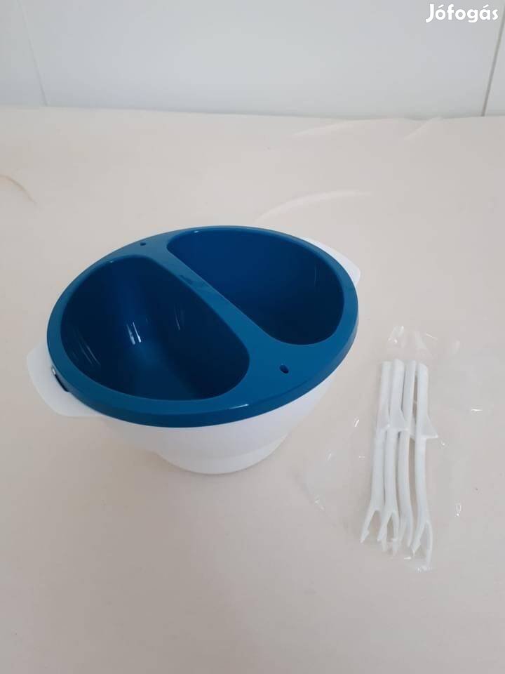 Tupperware mikrós fondü szett kék Új, akciós