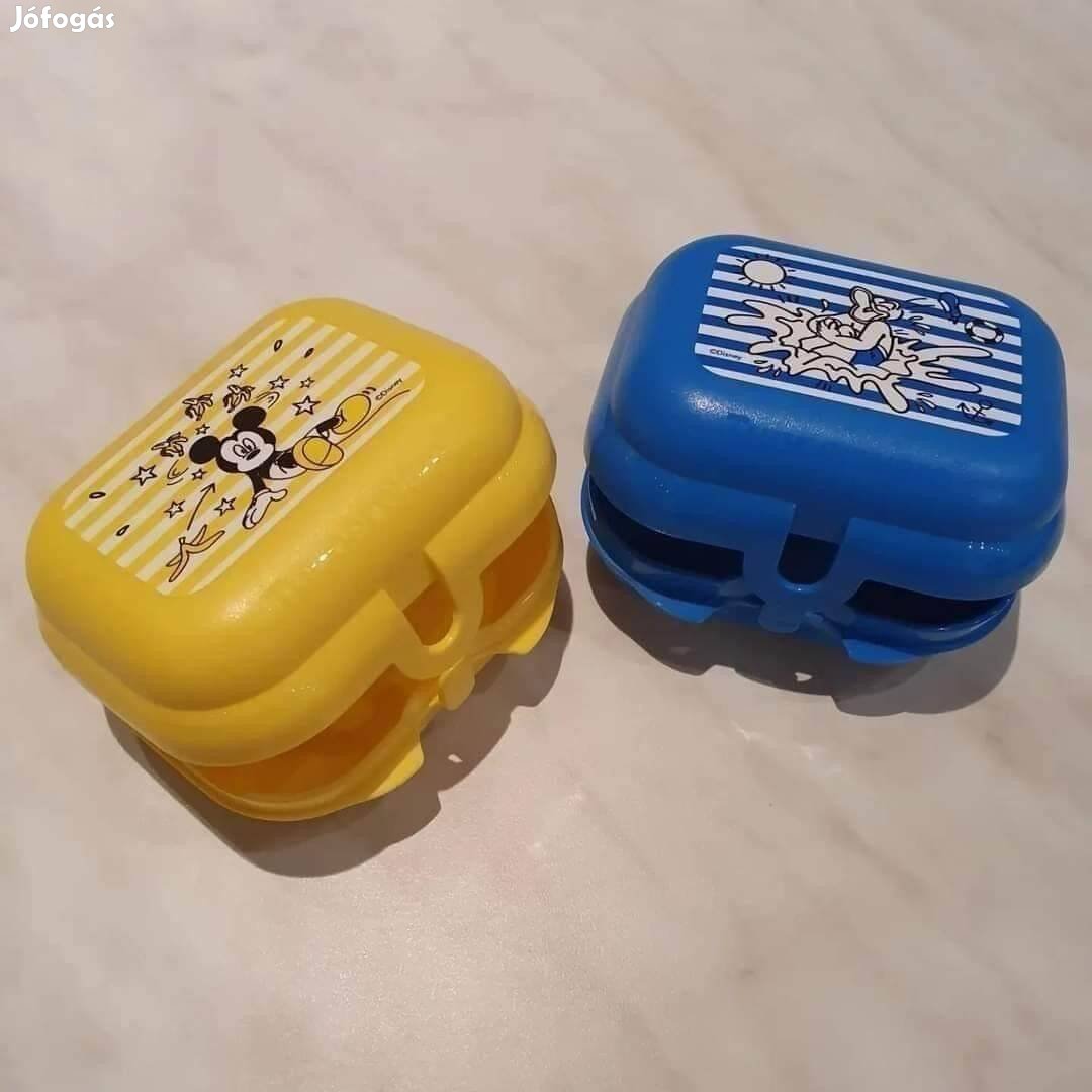 Tupperware mini uzsidoboz szett Mickey egér és Donald Új, akciós