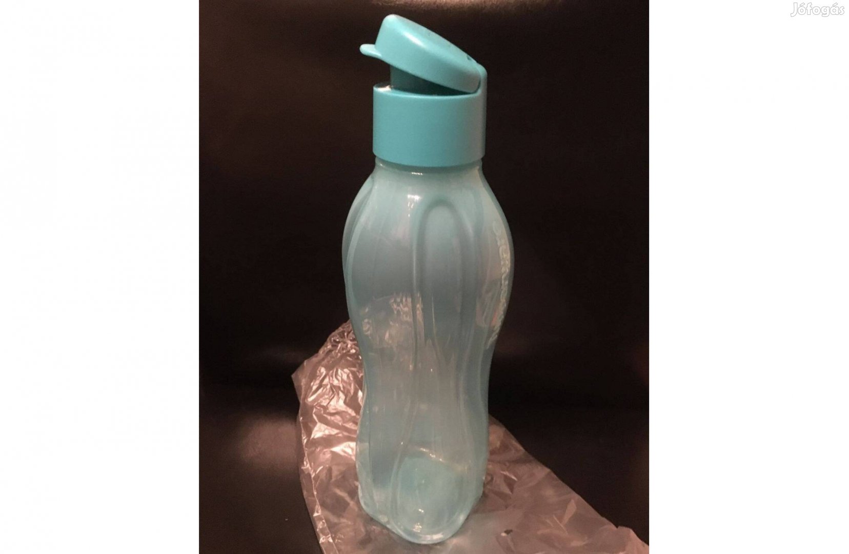 Tupperware nagyon szép kék öko palack 750 ml, Új, akciós