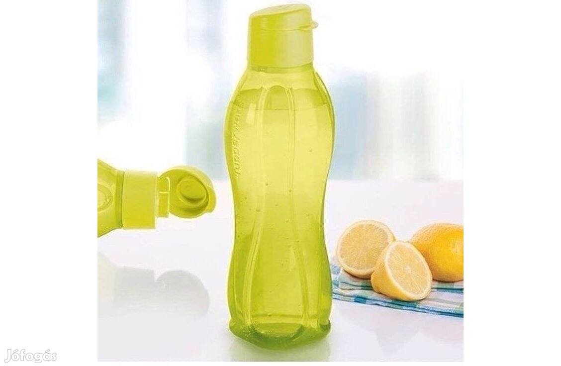 Tupperware öko palack 750 ml sárgászöld Új, akciós