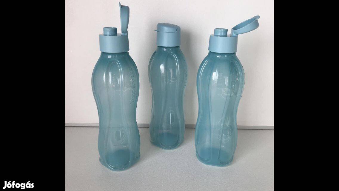 Tupperware öko palack 750 ml világoskék Új, akciós