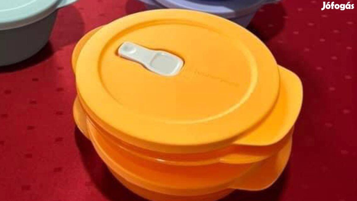 Tupperware polytupper mikrózható tál sárga 400ml Új, akciós