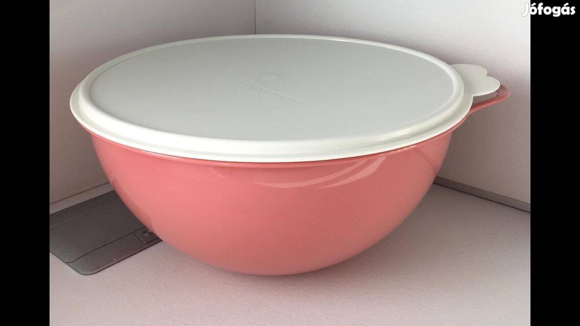 Tupperware rózsaszín füles kelesztő 7,5l Új, akciós