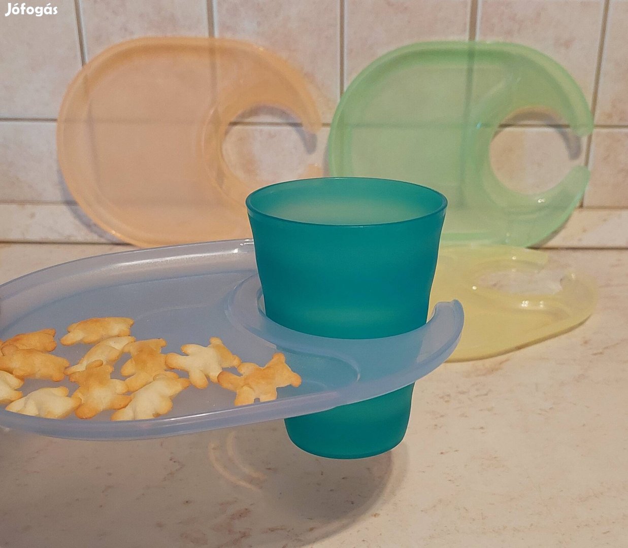 Tupperware snack tálcák, 4 db-os készlet 