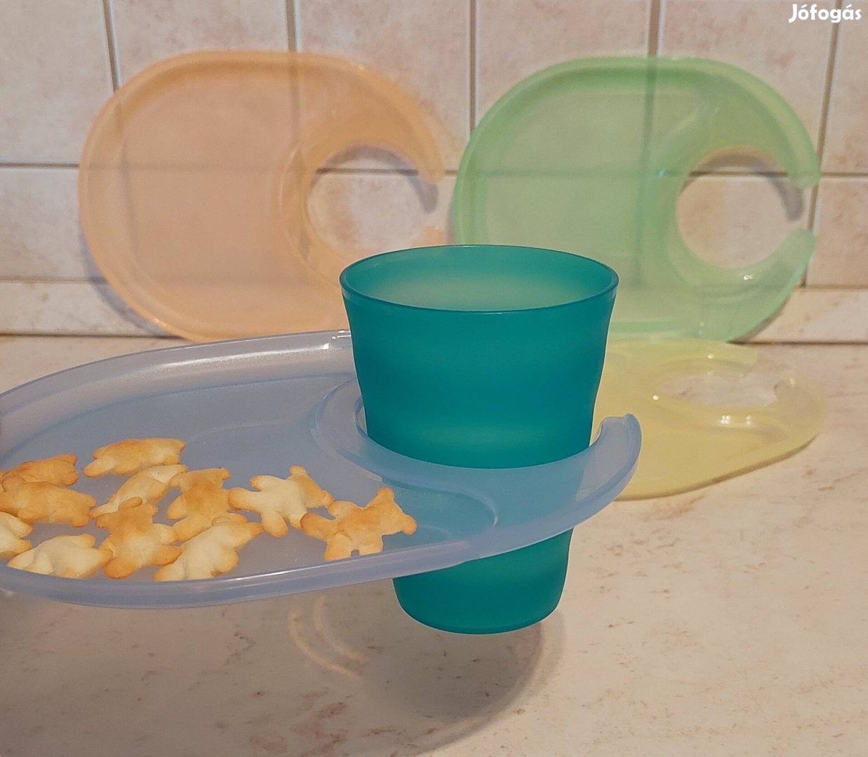 Tupperware snack tálcák, 4 db-os készlet 