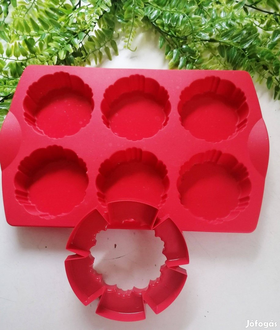 Tupperware szilikon kosár forma kiszúró formával