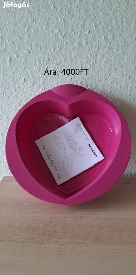 Tupperware szív szilikon forma