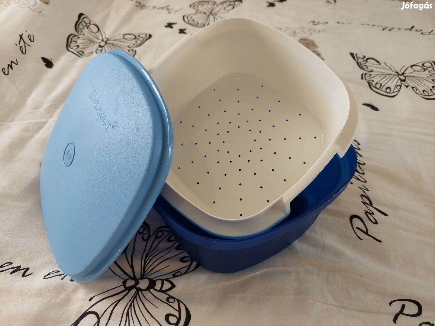 Tupperware szögletes Tálalómester új