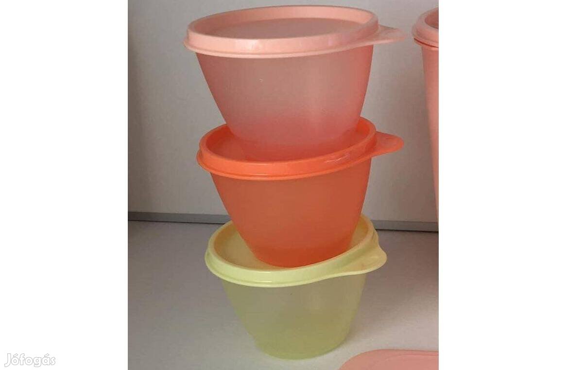 Tupperware tavaszi retró friss tálka szett 3x450 ml Új, akciós