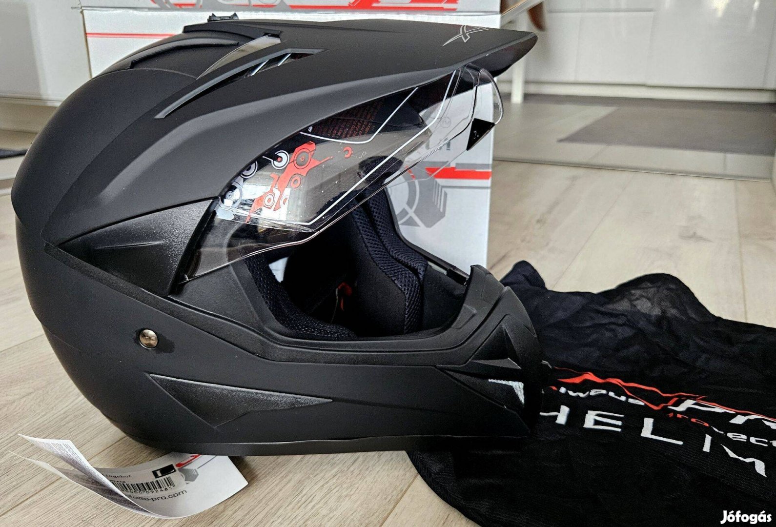 Túraenduró bukósisak krossz sisak lehajtható dualsport napellenző Új