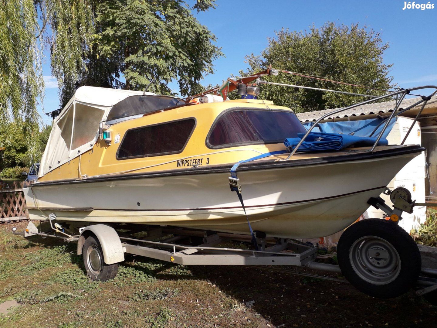 Turahajó. Három az egyben hajó650+15LE Suzuki Szállító