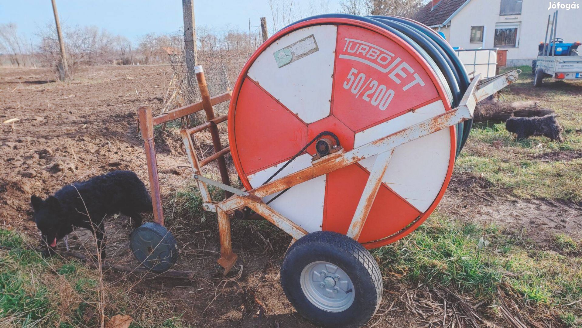 Turbo Jet 50/200 vízturbinás öntöződob