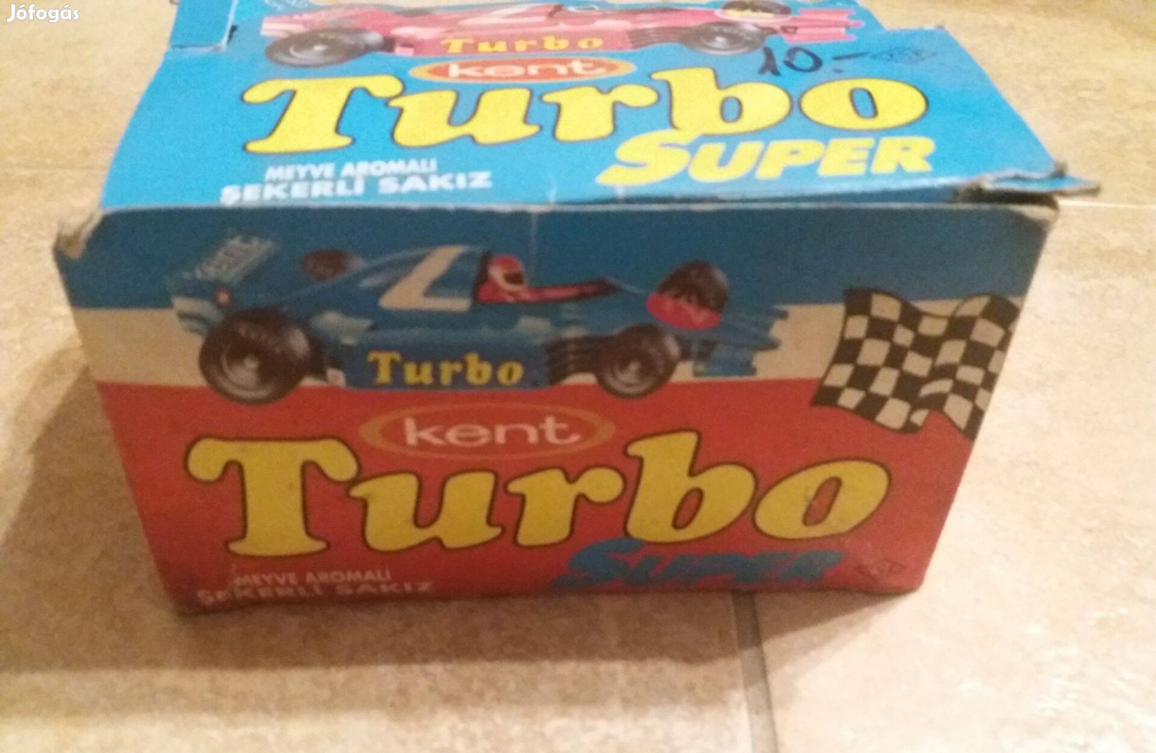 Turbo Super Kent doboz rágógumi tartó