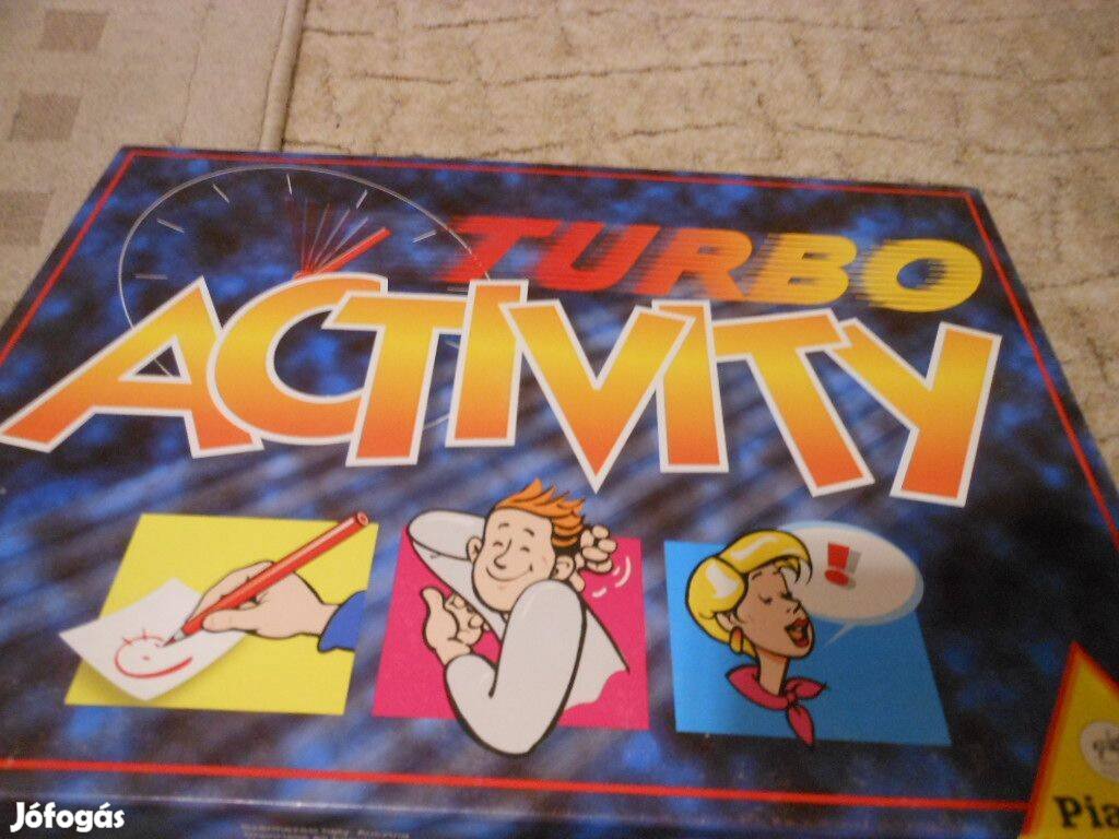 Turbo activity társasjáték újszerű családi időtöltéshez