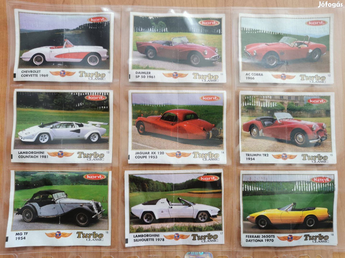 Turbo classic 1-70 rágó papír teljes sor