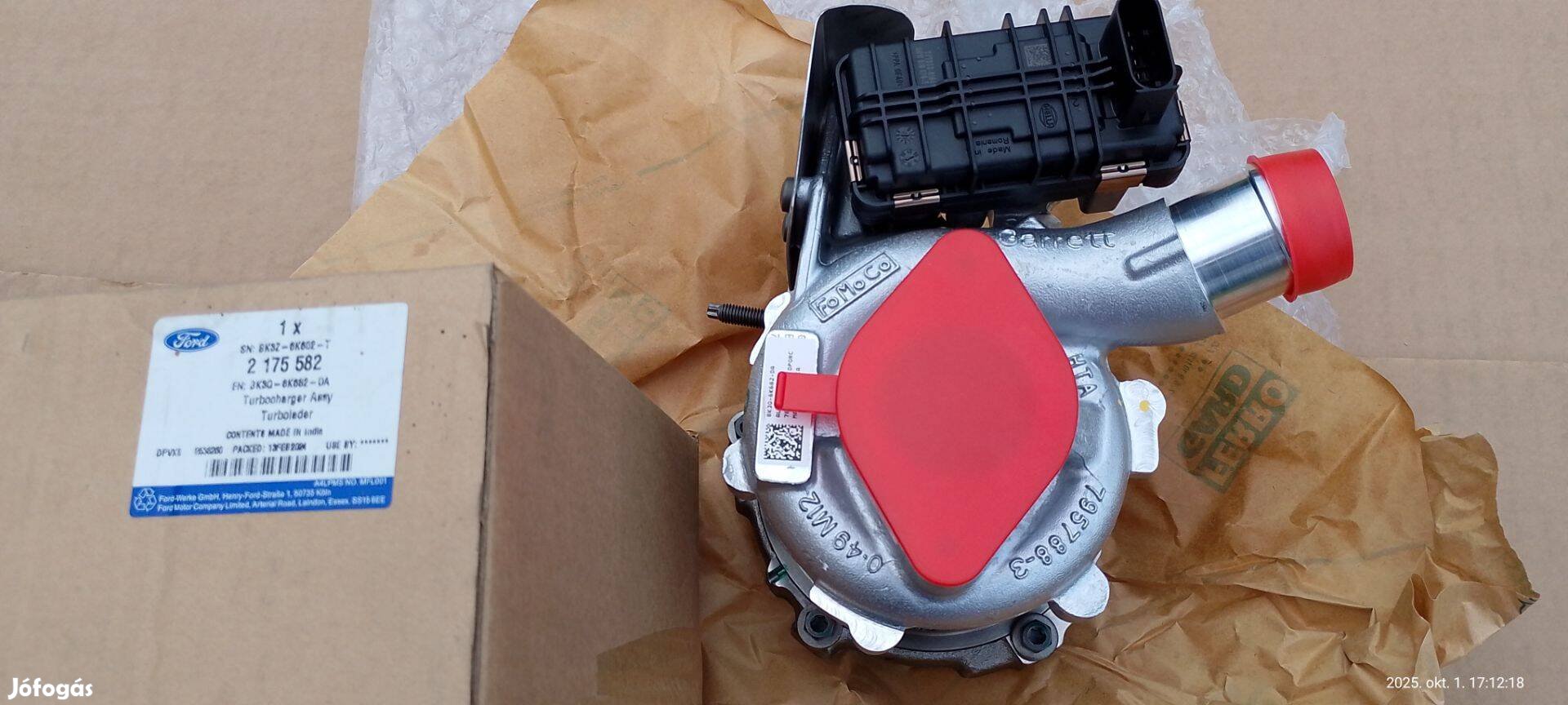 Turbófeltöltő Ford Ranger 2.2D 2012-2015