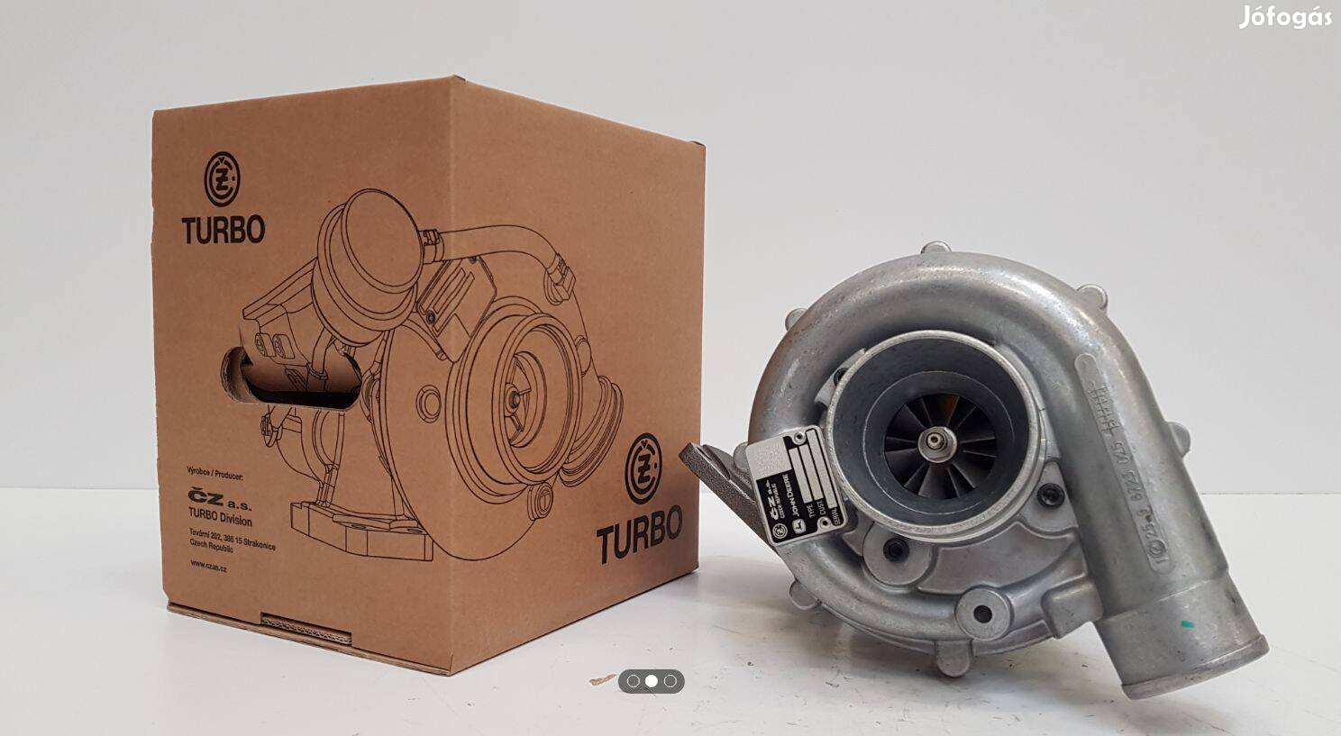 Turbófeltöltő John Deere gépekhez Borgwarner CZ
