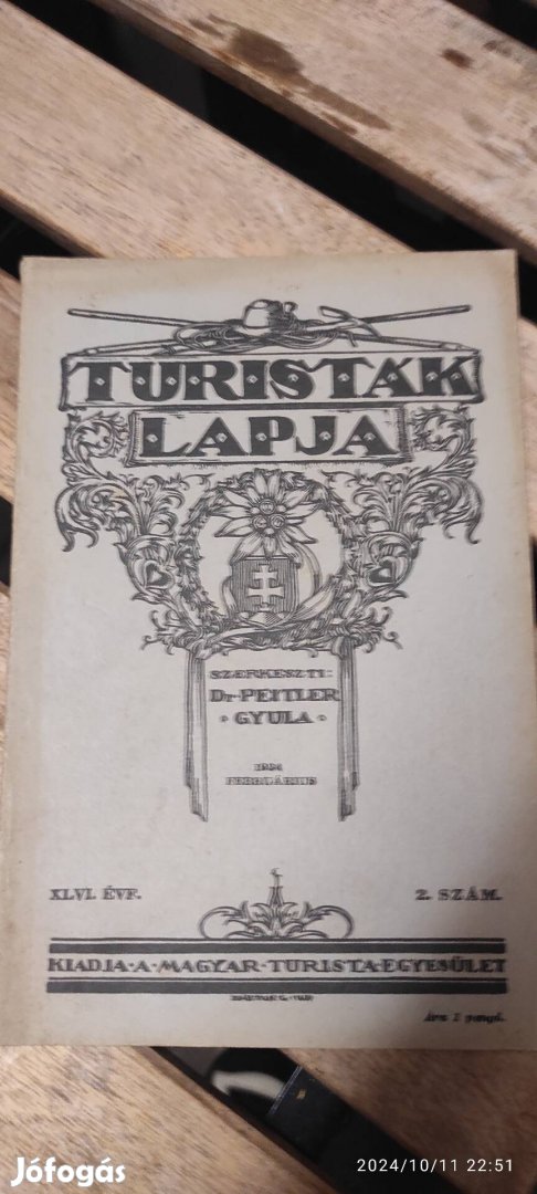 Turistak Lapja folyóirat 1936 februári száma 