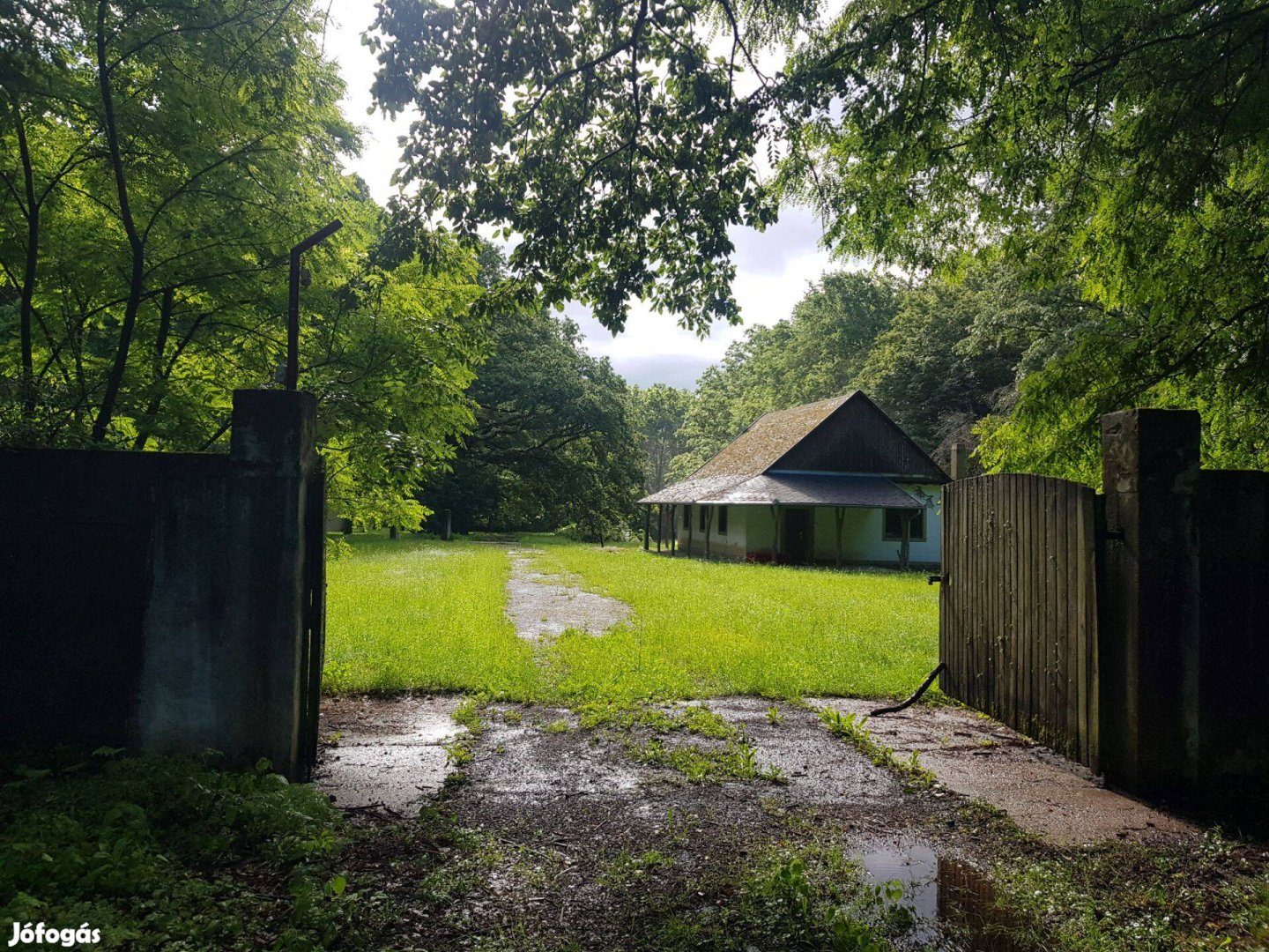 Turisztikai övezet 10% beépíthetőség, 50-100 éves tölgyfás, 80.000 m2