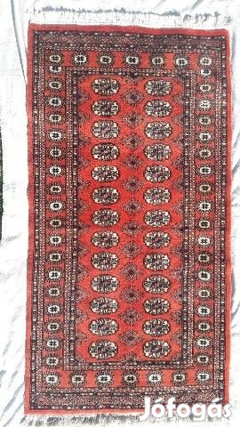 Turkmen carpet eredeti kézi csomózású gyapjú szőnyeg 179x94cm