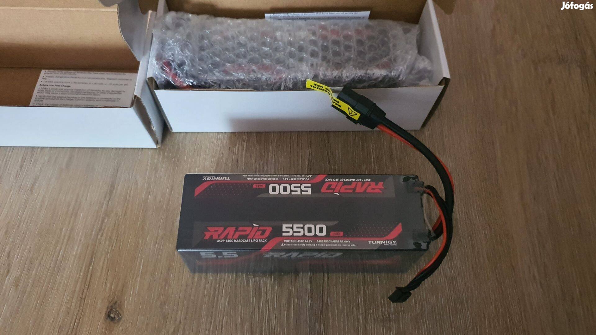 Turnigy Rapid 5500mAh 4S2P 140C Keményházas Lipo