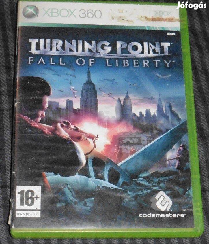 Turning Point Fall of Liberty (háborús, lövöldözős) Gyári Xbox 360 Já